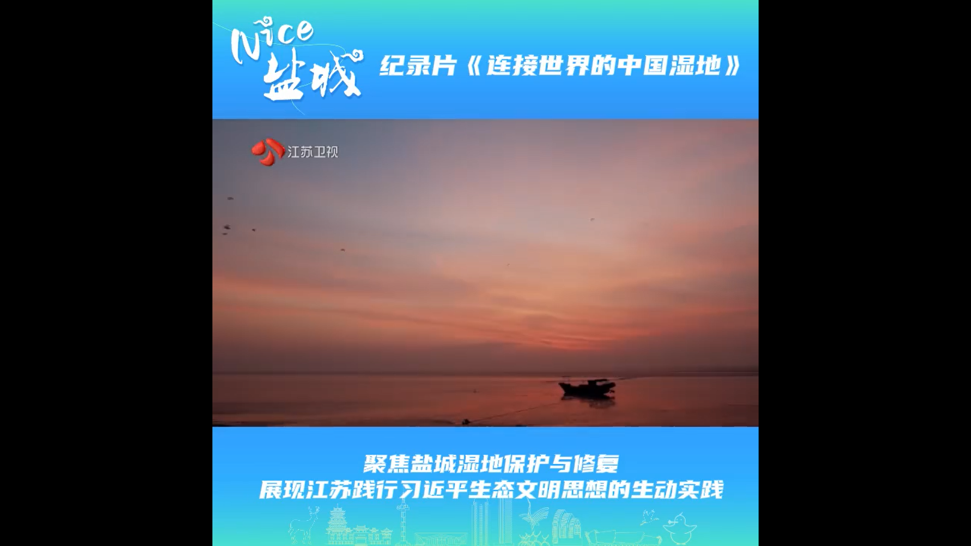 纪录片《连接世界的中国湿地》首发！向世界讲述盐城生态实践